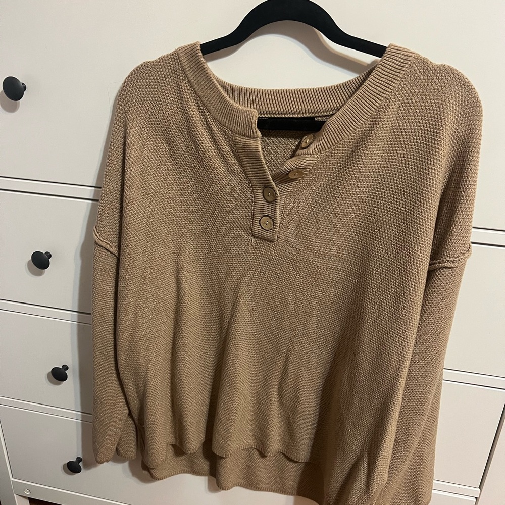 Tan 2 piece set Sweater and Pants